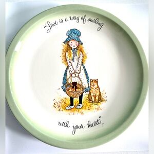Vintage Holly Hobbie 1972 Collector’s Edition American Greeting Plate